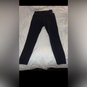 Aritzia Golden Butter Crossover Flare Leggings - Black-Size 10
